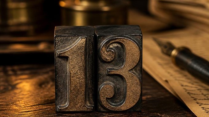 13 : la mauvaise réputation d'un nombre qui ne la mérite pas vraiment