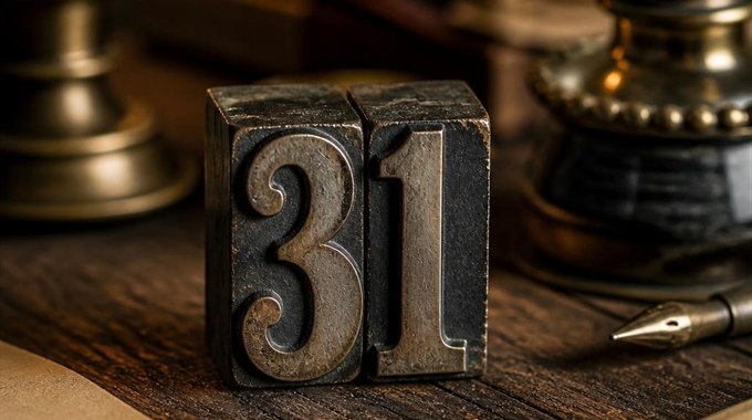 31 : le nombre discret qui bâtit sans se presser