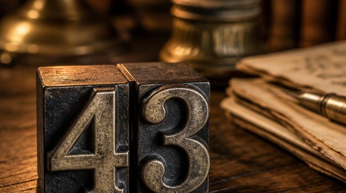 43 : le nombre qui invite à la retenue avant d'agir
