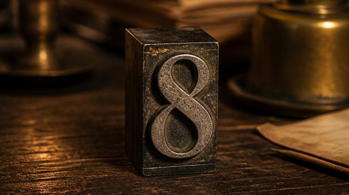 Le chiffre 8, entre réussite matérielle et grand malentendu